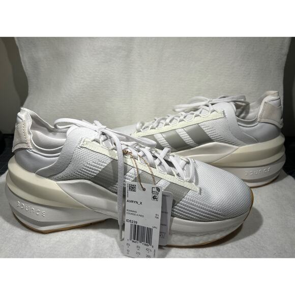ADIDAS WOMEN’S AVRYN_X SHOES IN CLOUD/CHALK. SIZE 10. NWOB - Picture 6 of 10